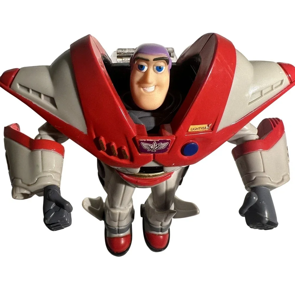 Disney‎ Pixar Toy Story Buzz Lightyear Action Figure Spaceship Pilot 1998 Rare